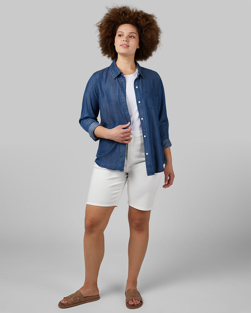 WOMEN'S STRETCH COMFORT JEAN BERMUDA SHORT