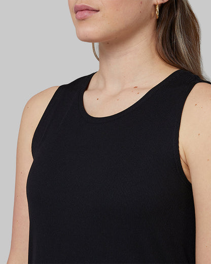 WOMEN'S SOFT RIB TANK SWING DRESS