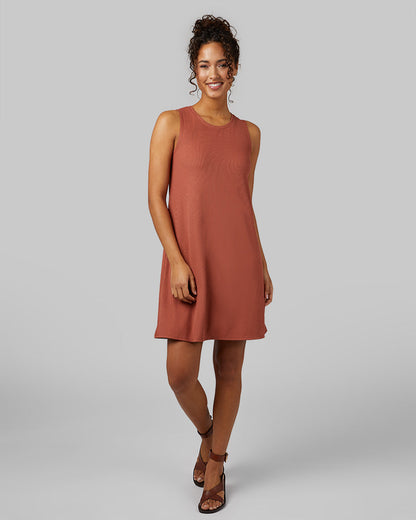 WOMEN'S SOFT RIB TANK SWING DRESS