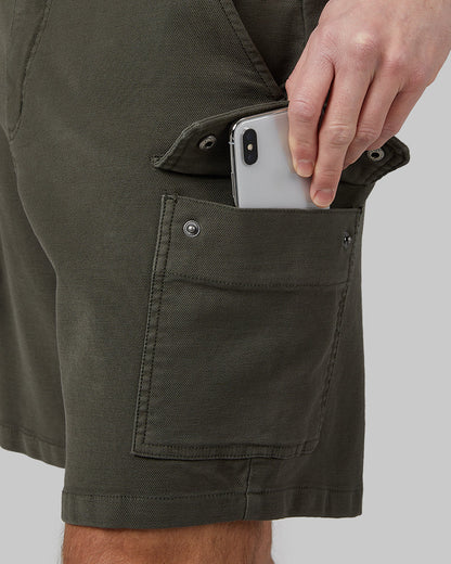 MEN'S STRETCH COMFORT "SWEATPANT" CARGO SHORT