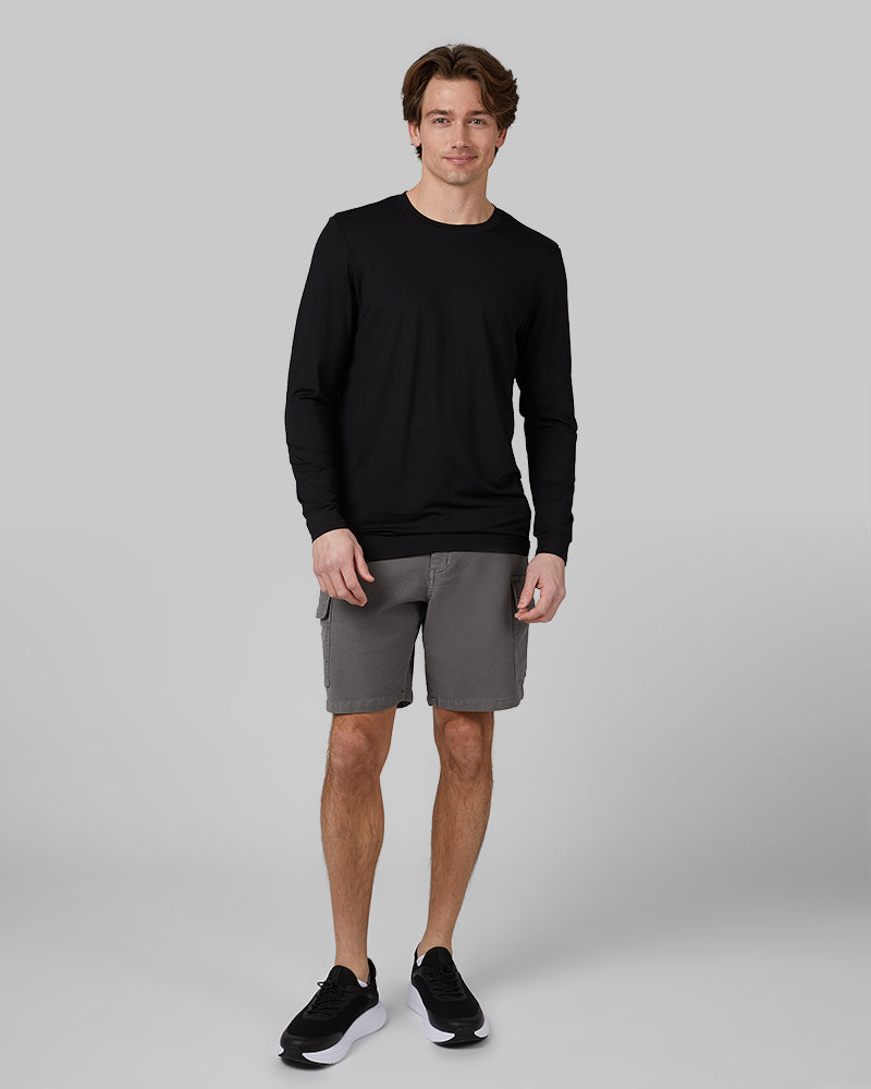 MEN'S STRETCH COMFORT "SWEATPANT" CARGO SHORT