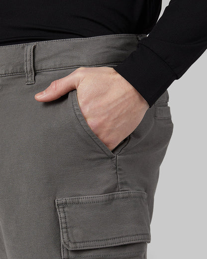 MEN'S STRETCH COMFORT "SWEATPANT" CARGO SHORT