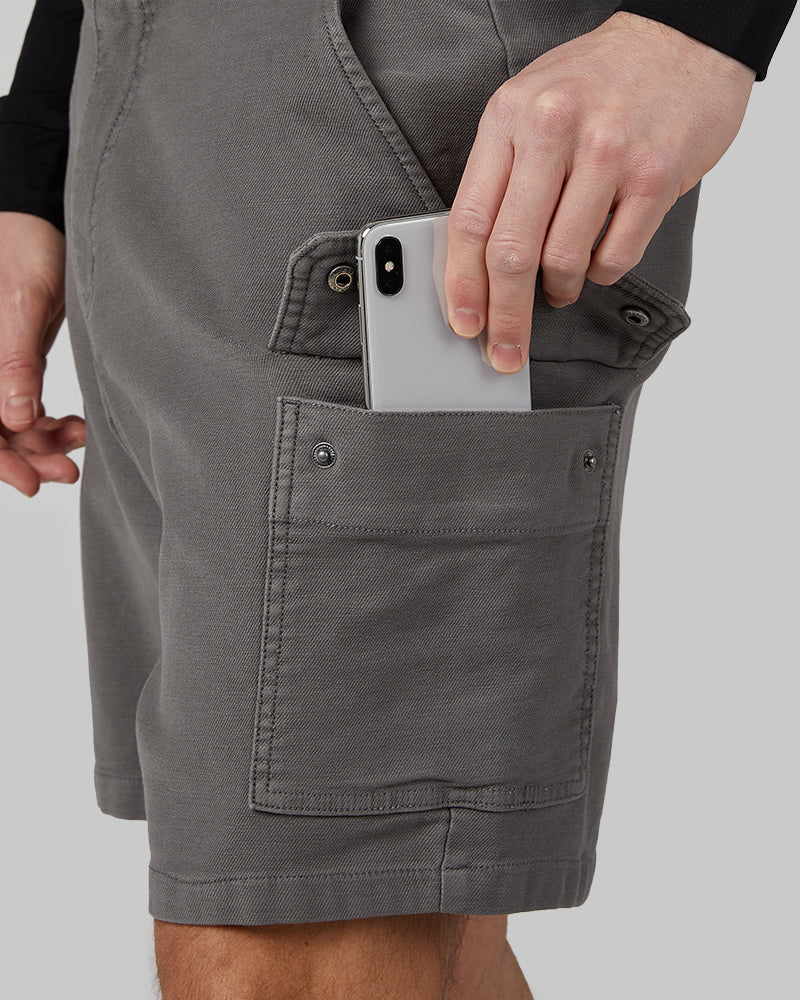 MEN'S STRETCH COMFORT "SWEATPANT" CARGO SHORT