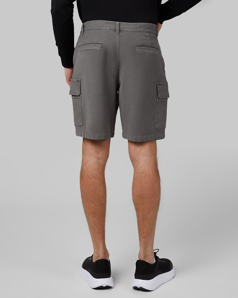 MEN'S STRETCH COMFORT "SWEATPANT" CARGO SHORT