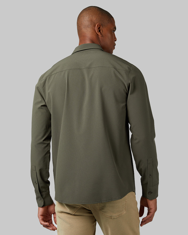 MEN'S CASUAL LONG SLEEVE DRESS SHIRT