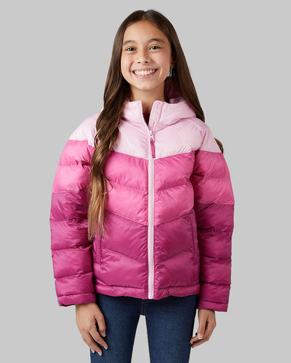 KIDS' FIXED HOOD PUFFER JACKET