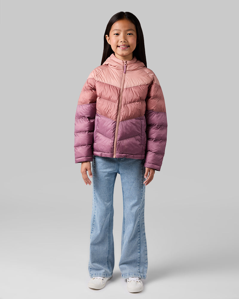 KIDS' FIXED HOOD PUFFER JACKET