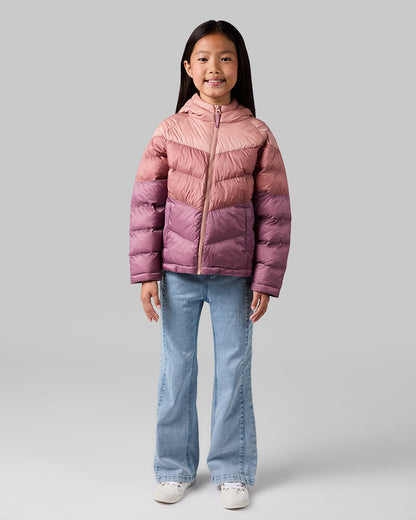 KIDS' FIXED HOOD PUFFER JACKET