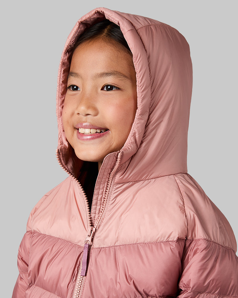 KIDS' FIXED HOOD PUFFER JACKET