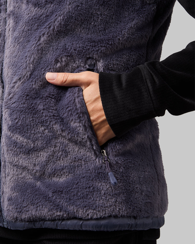 WOMEN'S REVERSIBLE LUXE FUR-LINED VEST
