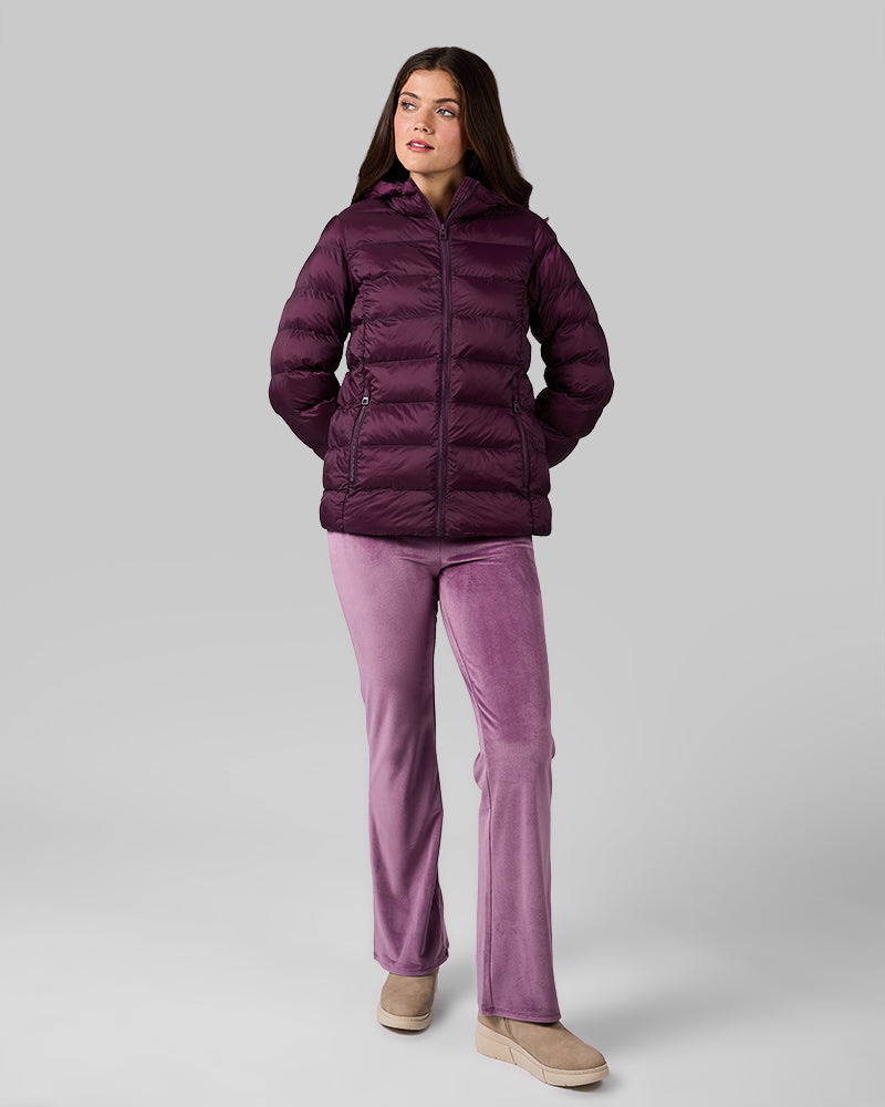 WOMEN'S LIGHTWEIGHT PACKABLE HOODED JACKET