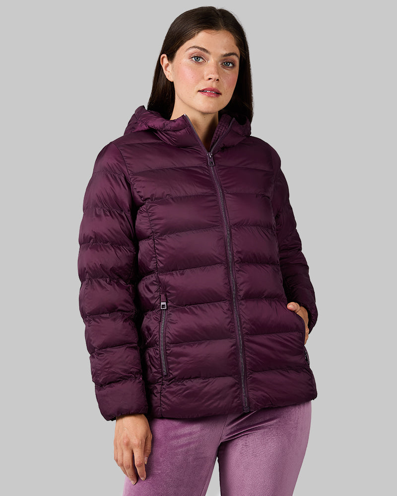 WOMEN'S LIGHTWEIGHT PACKABLE HOODED JACKET