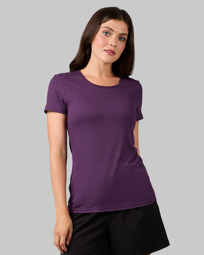 WOMEN'S SOFT RIB FITTED T-SHIRT
