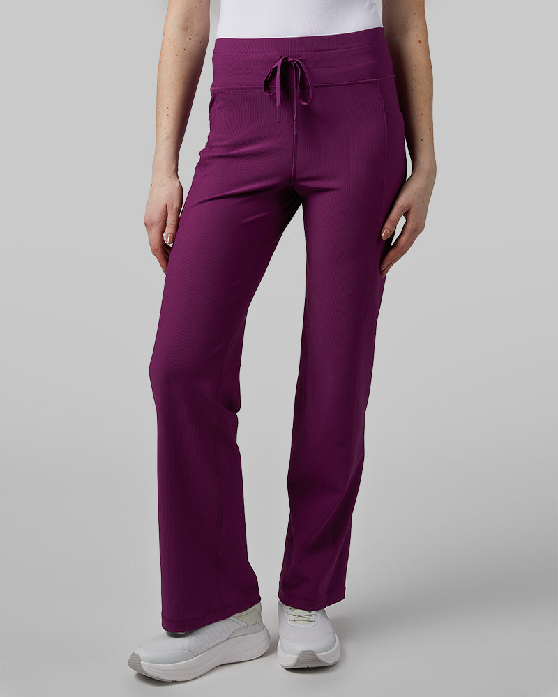 WOMEN'S HIGH-WAIST ACTIVE RIB FLARE PANT
