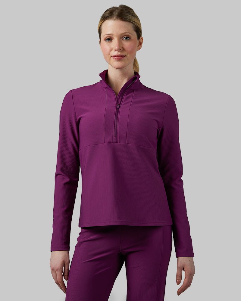 WOMEN'S ACTIVE RIB ½ ZIP TOP