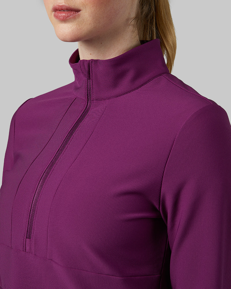 WOMEN'S ACTIVE RIB ½ ZIP TOP