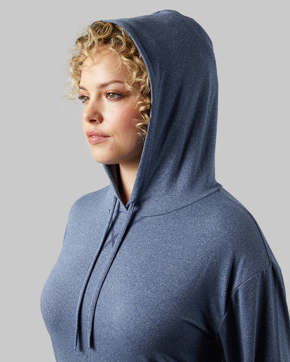 WOMEN'S COOL LONG SLEEVE HOODED T-SHIRT