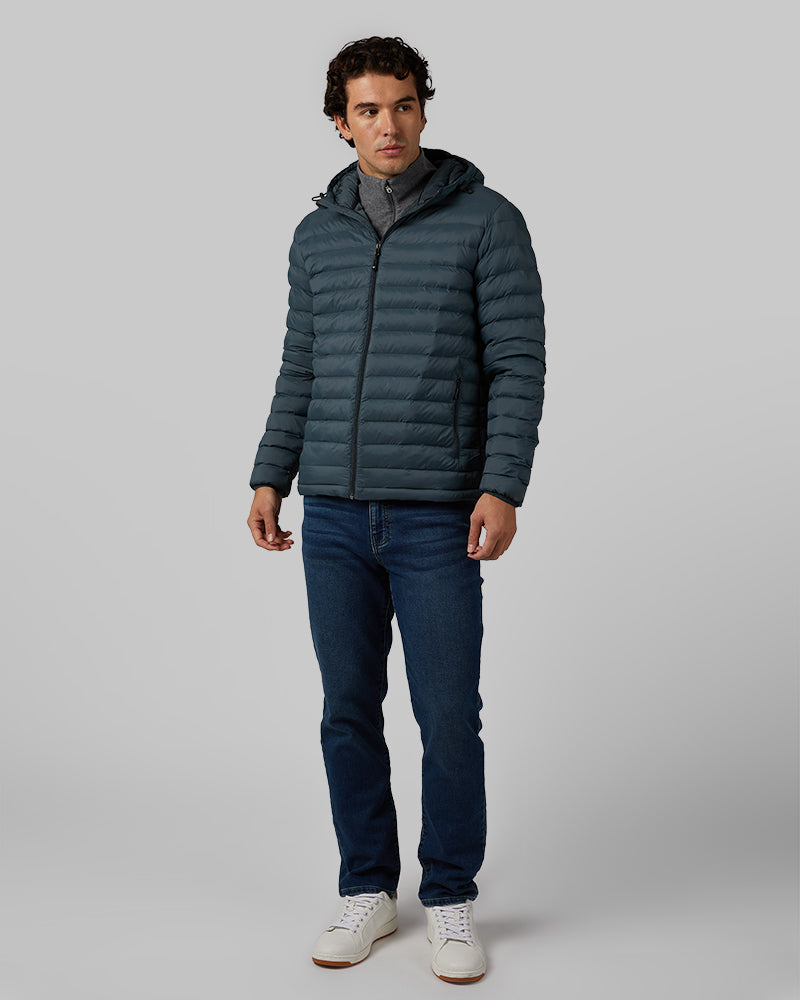 MEN'S LIGHTWEIGHT PACKABLE HOODED JACKET