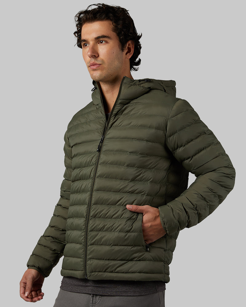 MEN'S LIGHTWEIGHT PACKABLE HOODED JACKET