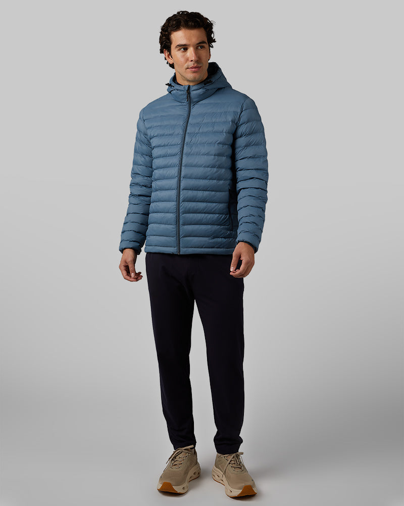 MEN'S LIGHTWEIGHT PACKABLE HOODED JACKET