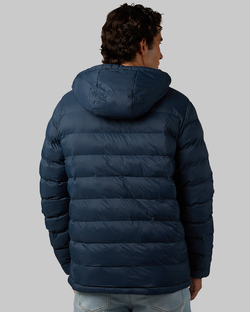 MEN'S HOODED SHERPA-LINED JACKET