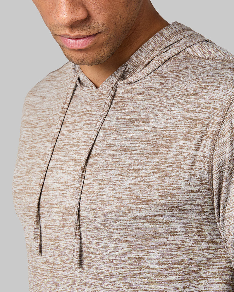 MEN'S COOL LONG SLEEVE HOODED T-SHIRT