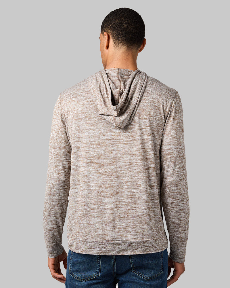 MEN'S COOL LONG SLEEVE HOODED T-SHIRT