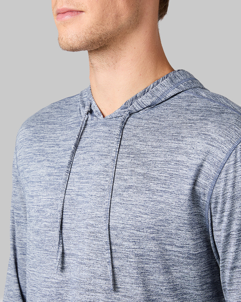 MEN'S COOL LONG SLEEVE HOODED T-SHIRT