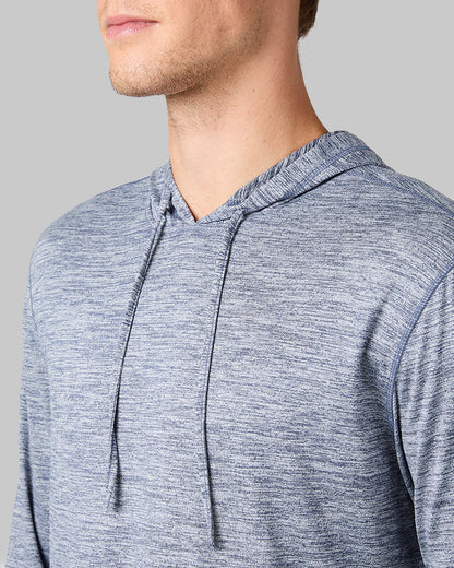 MEN'S COOL LONG SLEEVE HOODED T-SHIRT