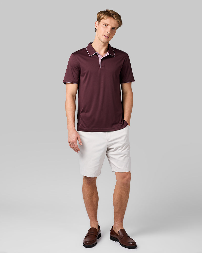 MEN'S STRETCH FLOW TIPPED POLO