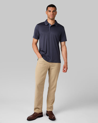MEN'S STRETCH FLOW TIPPED POLO