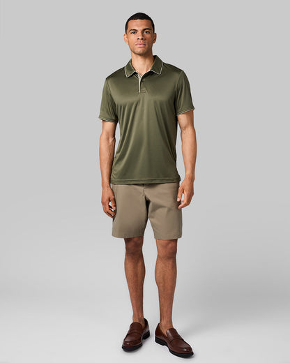 MEN'S STRETCH FLOW TIPPED POLO