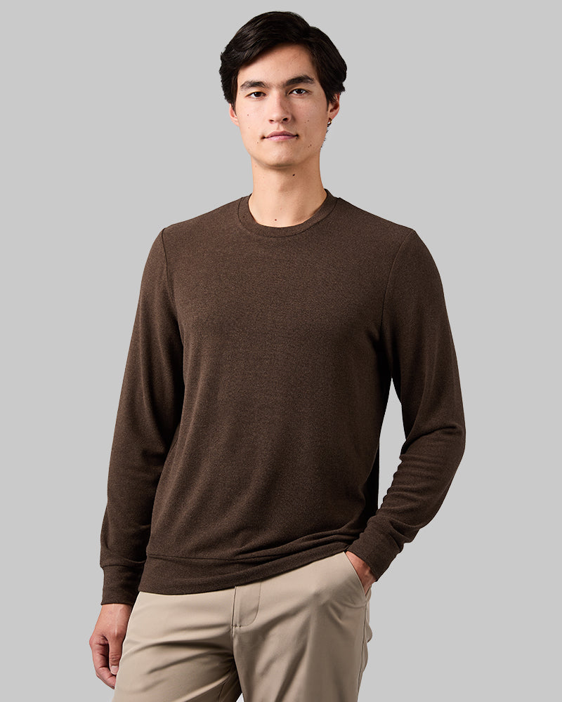 MEN'S SWEATER KNIT CREW TOP