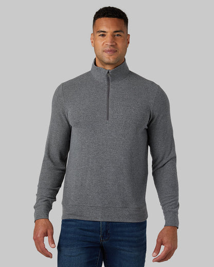 MEN'S SWEATER KNIT 1/4 ZIP TOP