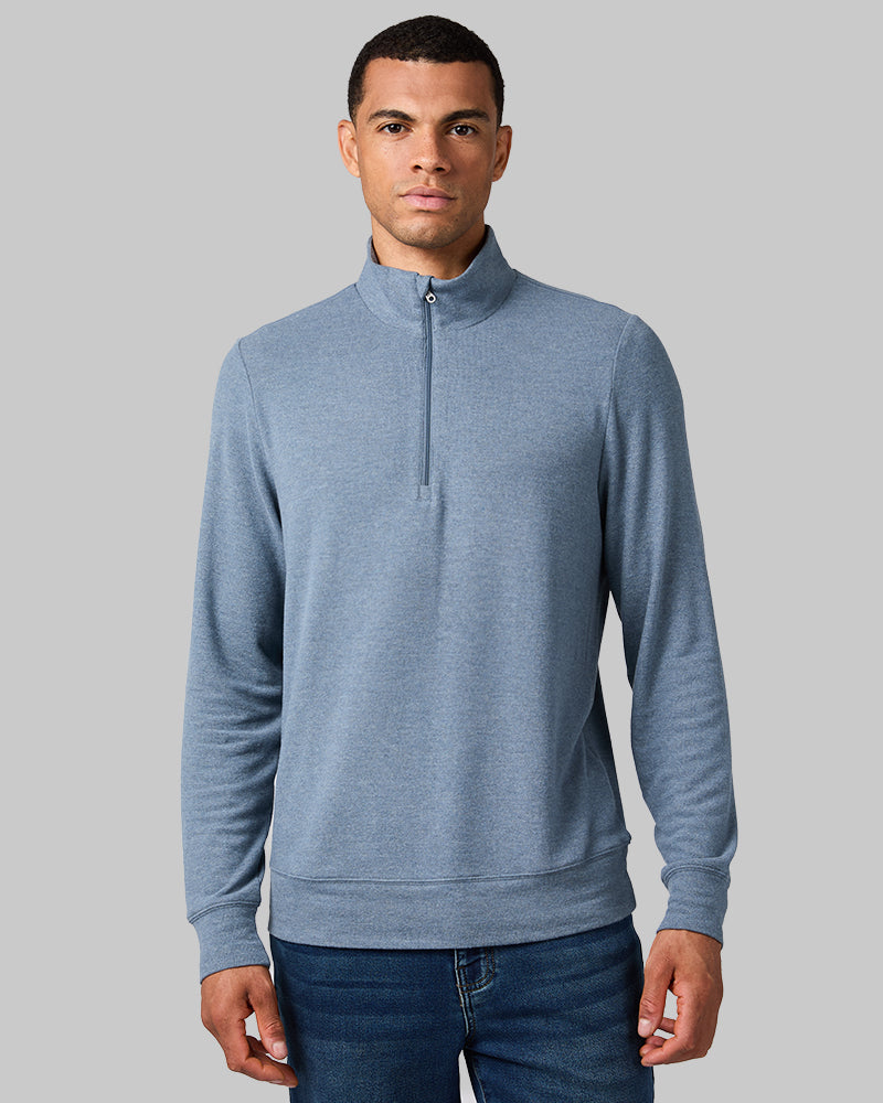 MEN'S SWEATER KNIT 1/4 ZIP TOP