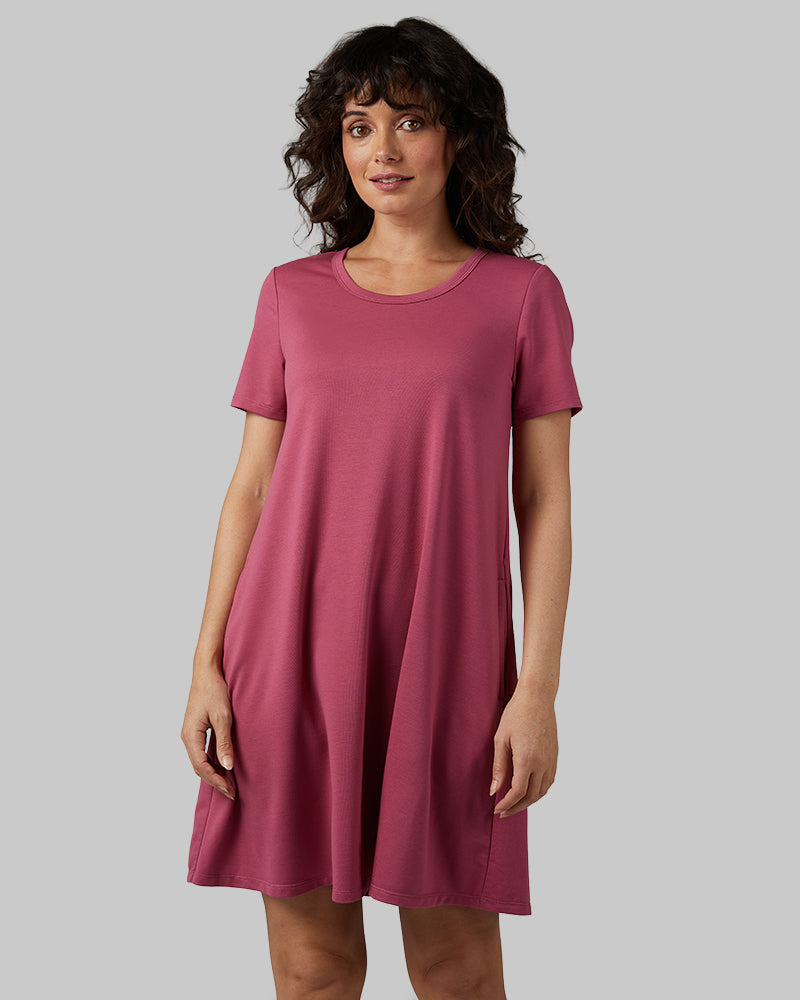 WOMEN'S SOFT KNIT POCKET DRESS