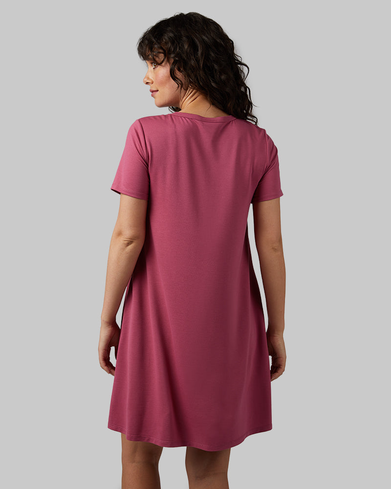 WOMEN'S SOFT KNIT POCKET DRESS