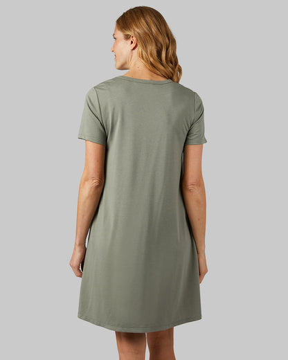 WOMEN'S SOFT KNIT POCKET DRESS