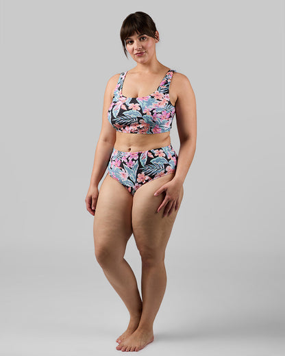 WOMEN'S HIGH-WAIST BIKINI SWIM BOTTOM