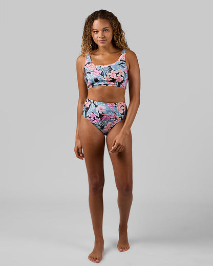 WOMEN'S HIGH-WAIST BIKINI SWIM BOTTOM