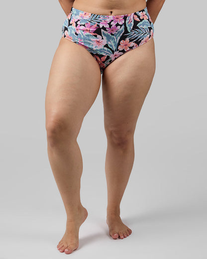 WOMEN'S HIGH-WAIST BIKINI SWIM BOTTOM