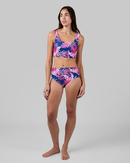 WOMEN'S HIGH-WAIST BIKINI SWIM BOTTOM