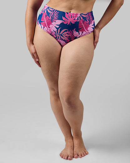 WOMEN'S HIGH-WAIST BIKINI SWIM BOTTOM
