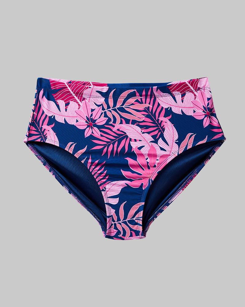 WOMEN'S HIGH-WAIST BIKINI SWIM BOTTOM