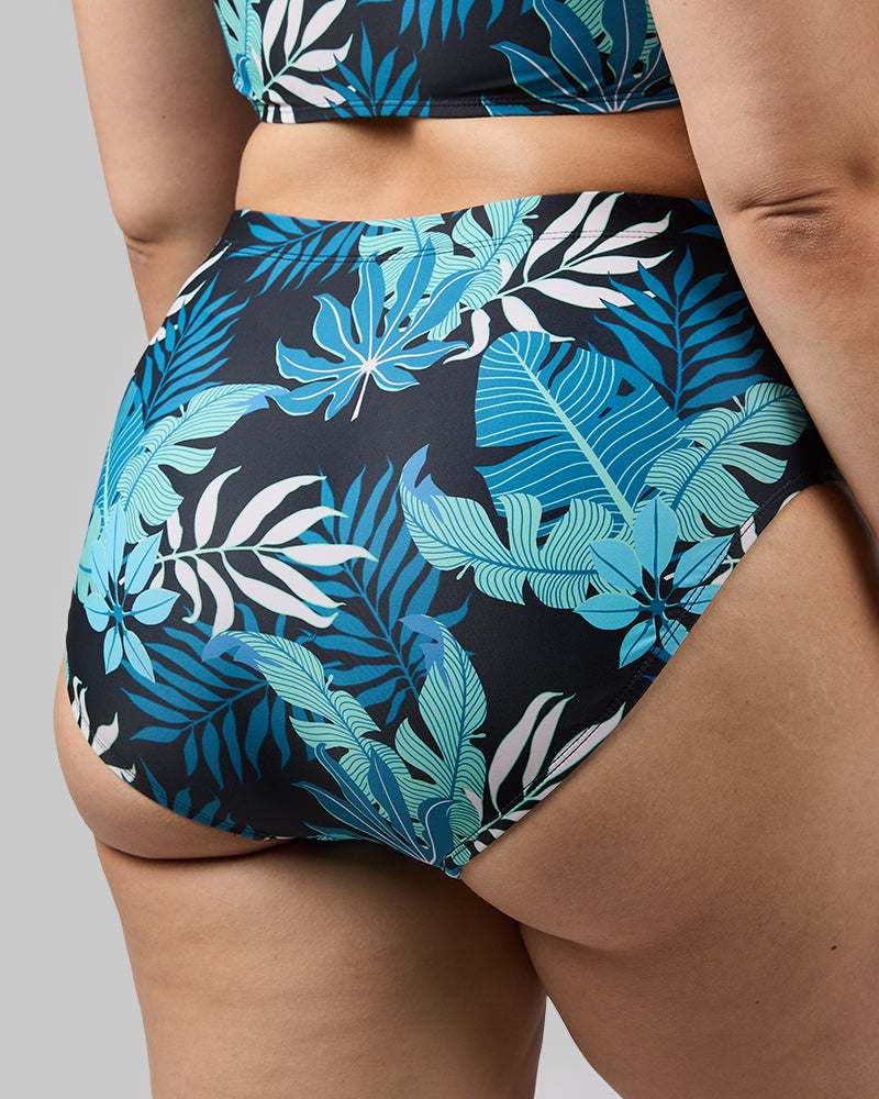 WOMEN'S HIGH-WAIST BIKINI SWIM BOTTOM