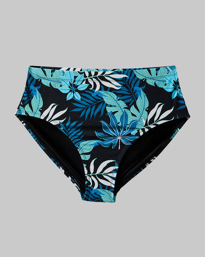 WOMEN'S HIGH-WAIST BIKINI SWIM BOTTOM
