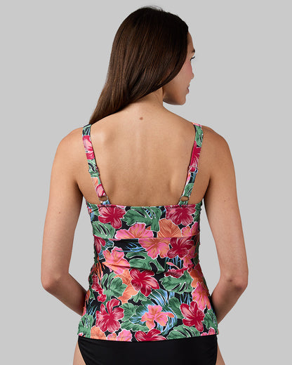 WOMEN'S FITTED RUCHED SWIM TANKINI