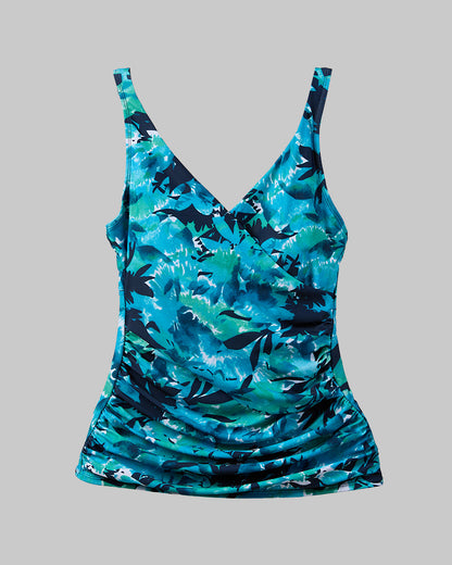 WOMEN'S FITTED RUCHED SWIM TANKINI