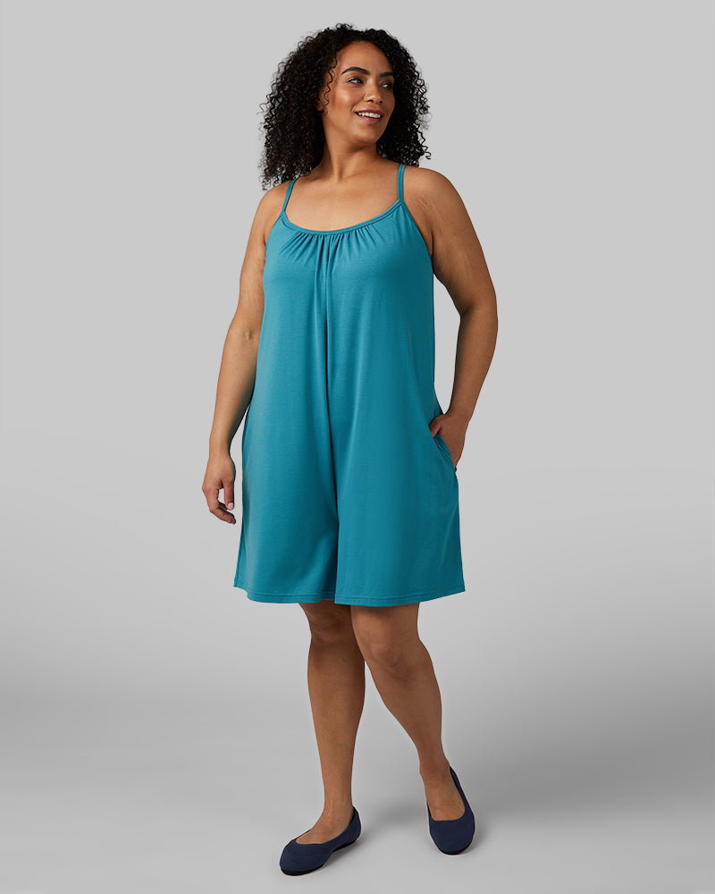 WOMEN'S LIGHTWEIGHT KNIT BRA ROMPER