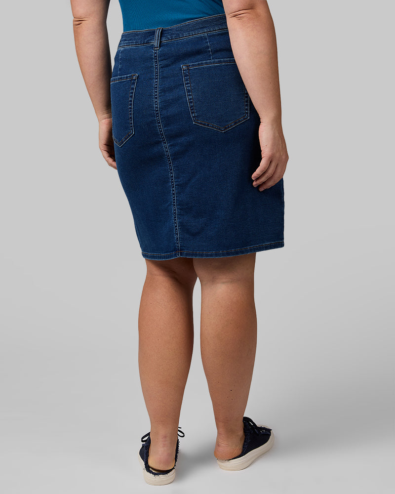 WOMEN'S STRETCH COMFORT JEAN SKIRT